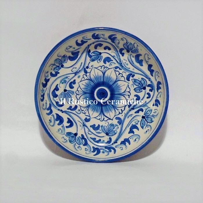 Piatto ciotola in ceramica  di Caltagirone D 20 cm
